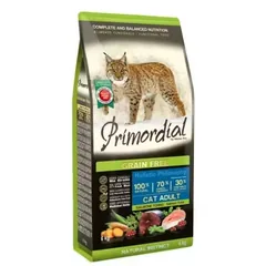 Hrana Uscata Pisici Primordial Grain-Free Holistic Adult Somon si Ton 2kg