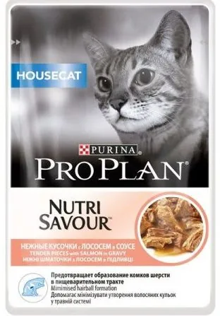 Hrana Umeda pentru Pisici Pro Plan Nutrisavour Housecat Somon 85g