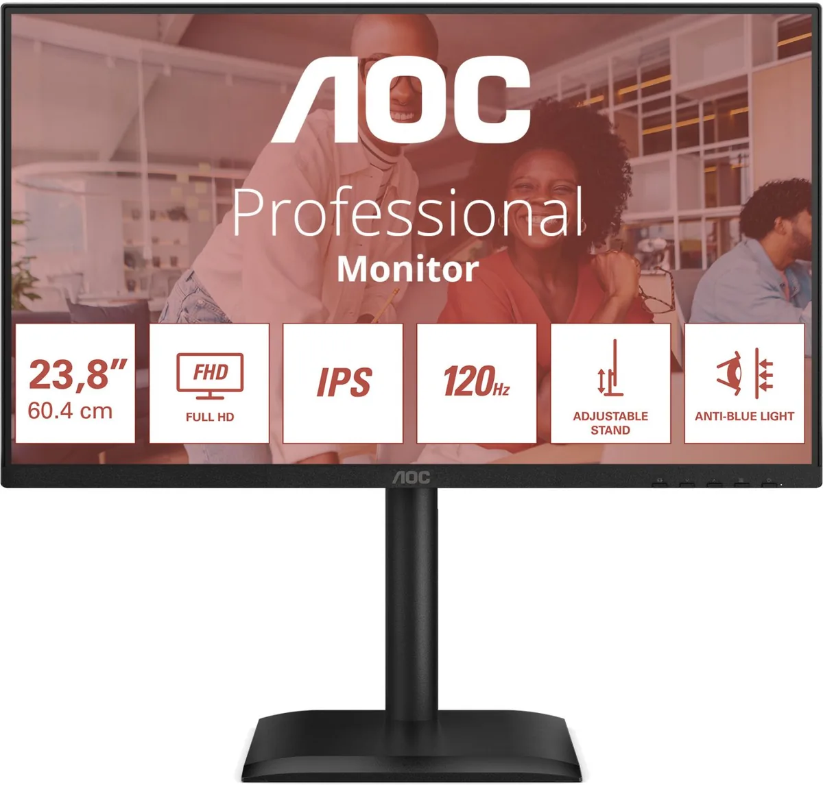 AOC 24E4U 23.8inch 120Hz Negru
