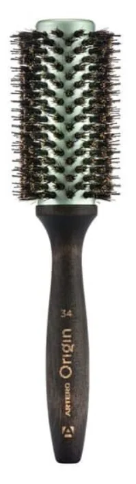 Perie de Păr Profesională Artero Origin Peri Naturali 34mm Negru/Albastru