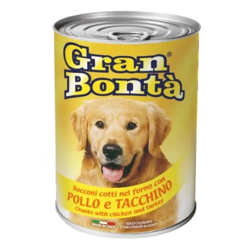 Conserva pentru Câini Gran Bonta Pasăre 1230g