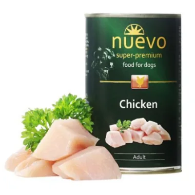 Conserva pentru Caini Nuevo Dog Pasare 800g