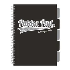 Pukka Pad Project Book A4 200 File Matematica Negru