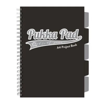Pukka Pad Project Book A4 200 File Matematica Negru
