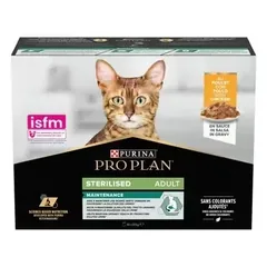 Hrana Umeda pentru Pisici Purina Pro Plan Sterilised Adult Maintenance Pui 10x85g