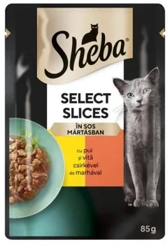Plic Sheba Pui si Vită 85g