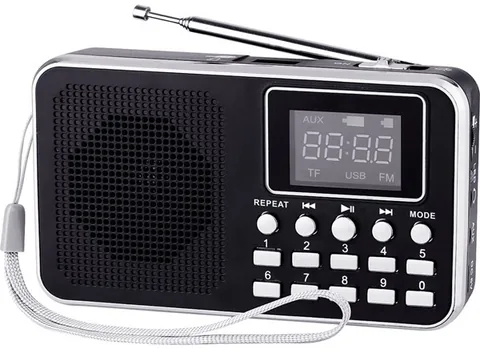 Radio MP3 FM Diva Retro Mini Negru