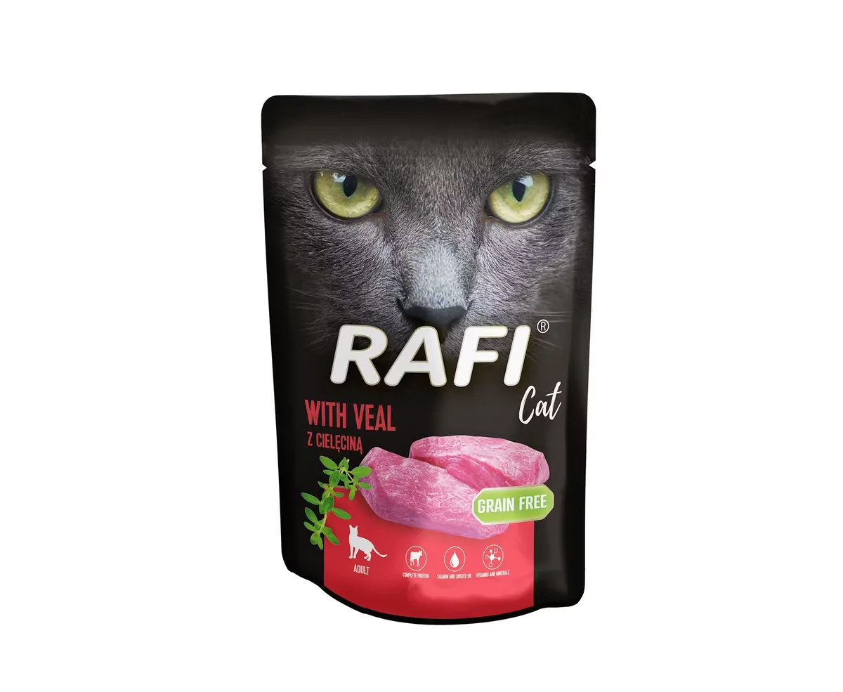 Hrana Umeda Pisici Rafi Cat Vitel 100g