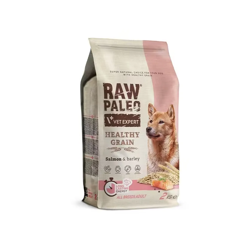 Hrana Uscata pentru Caini Raw Paleo Healthy Grain Adult Somon 2kg