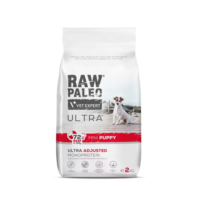 Raw Paleo Ultra Mini Puppy Beef 2kg