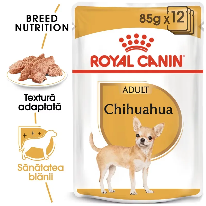 Hrana Umeda Pentru Caini Royal Canin Chihuahua Adult Pate 12 x 85g