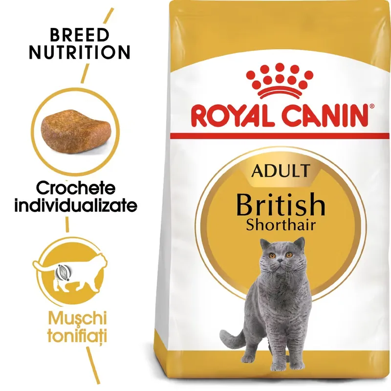 Hrana Uscata Pentru Pisici Royal Canin British Shorthair Adult 10kg
