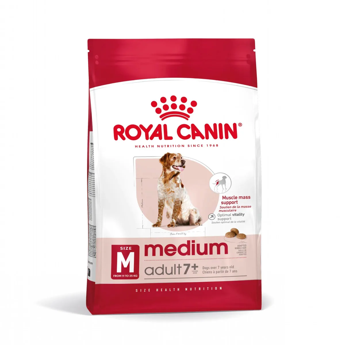 Hrana Uscata Caine Royal Canin Medium Adult 7+ 4kg