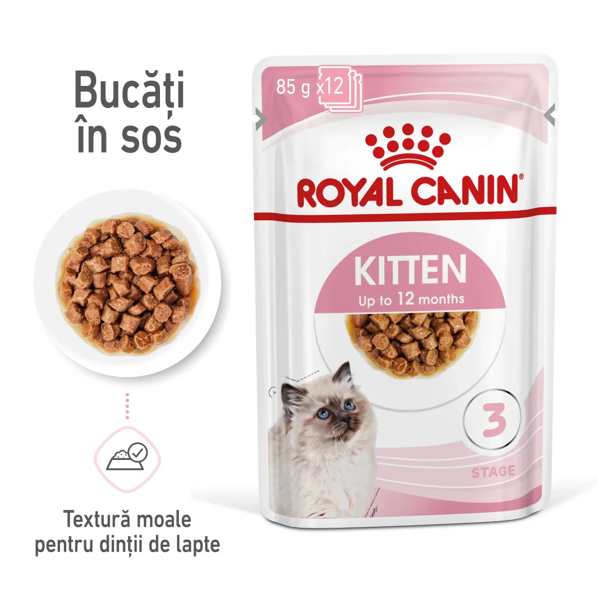 Hrana Umeda Royal Canin Kitten in Sos 85g