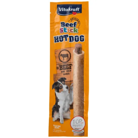 Recompensa pentru Caini Vitakraft Beef Stick cu Hot Dog 30g