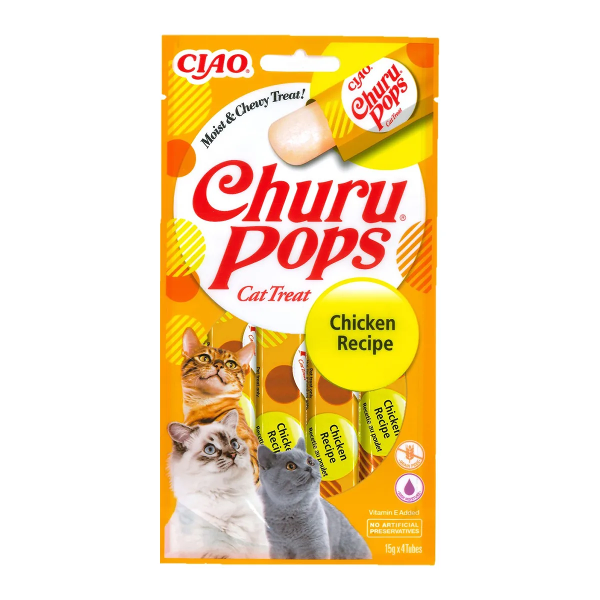 Recompensa pentru Pisici Inaba Churu Pops cu Pui