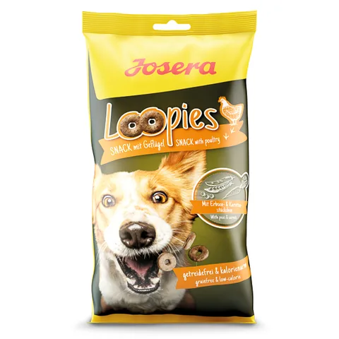 Recompense pentru Câini Josera Loopies cu Pui 11 x 150g