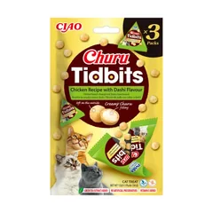 Recompense pentru Pisici Inaba Churu Cat Tidbits Pui si Dashi 3 Buc