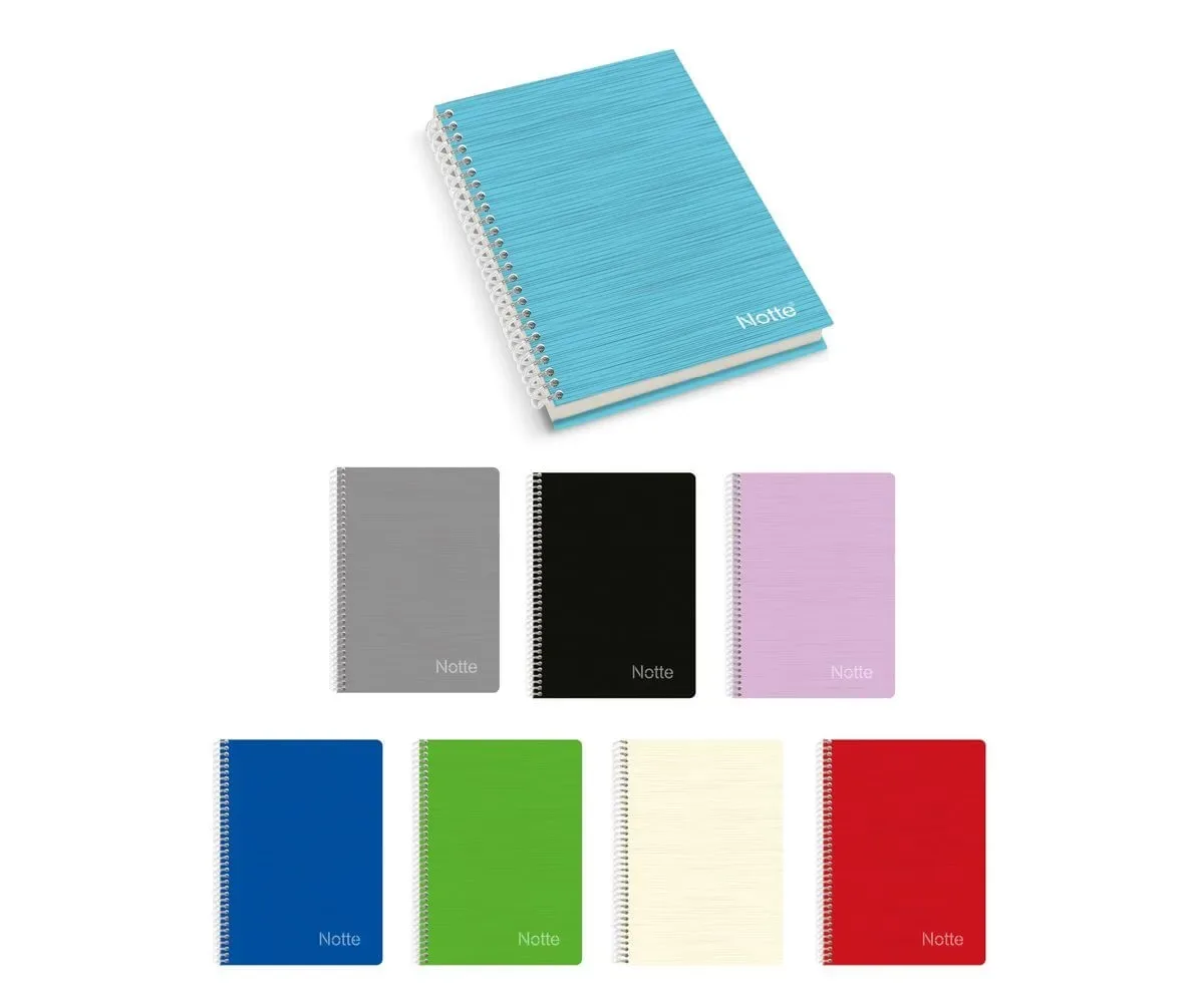 Registru Notte A5 120 File Dictando cu Spira Coperta Carton