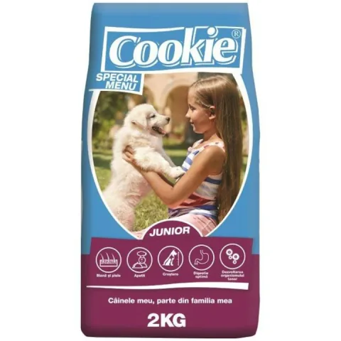 Hrana Uscata pentru Caini Cookie Complete Plus Junior 2kg