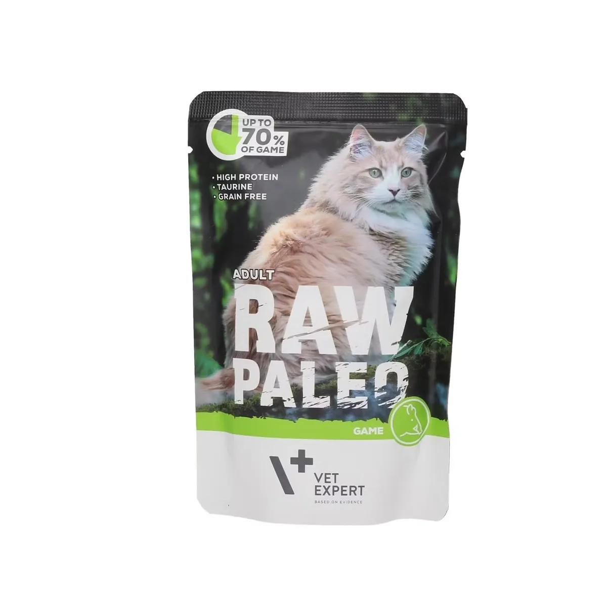 Hrana Umeda pentru Pisici Raw Paleo Cat Adult Vanat 100g