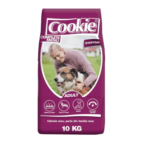 Hrana Uscata pentru Caini Cookie Everyday Complete Menu Adult 10kg
