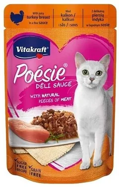 Plic Hrana Umeda Pisici Vitakraft Poesie Sauce Curcan Junior 85g