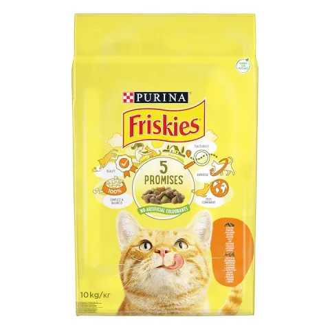 Hrana Uscata pentru Pisici Friskies Adult Pui si Legume 10kg