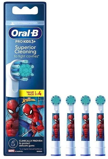Capete de Rezervă Oral-B EB10S Spider-Man 4 Bucăți Multicolor
