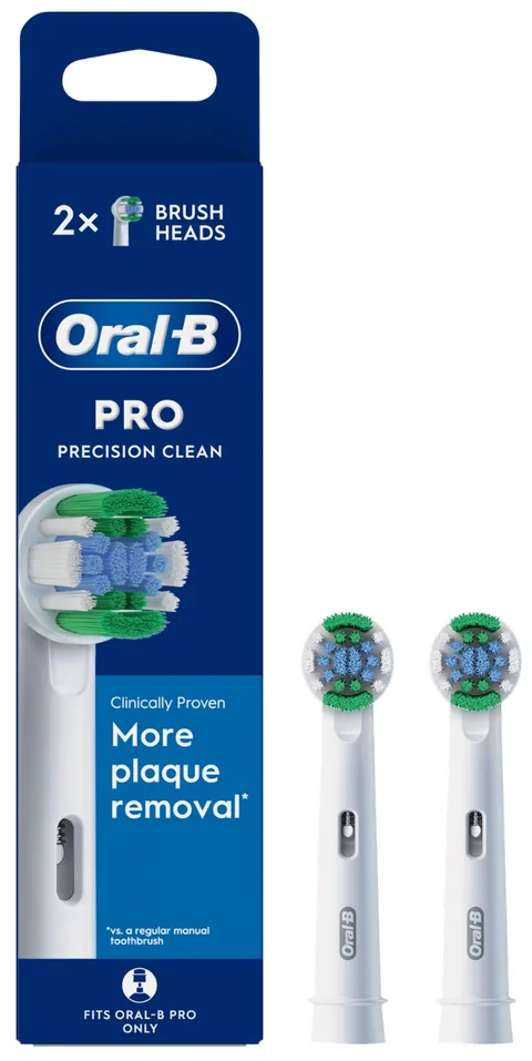 Capete de Rezervă Oral-B EB20 Precision Clean 2 Bucăți Alb