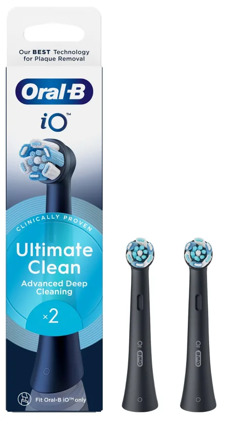 Capete de Rezervă Oral-B iO Ultimate Clean 2 Bucăți Negru