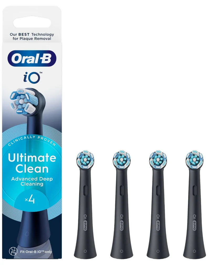 Oral-B iO Ultimate Clean 4 Bucăți Negru SATB0000199N