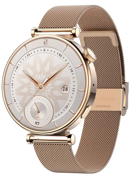 Riversong Glow Rose Gold 1.32'' Milanese