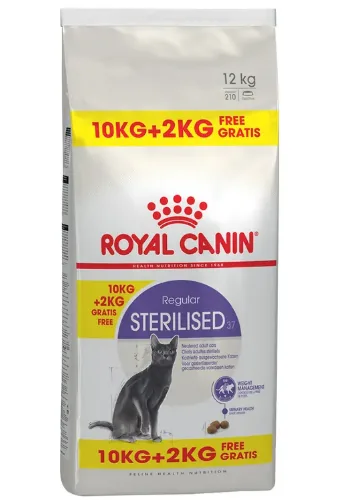 Royal Canin Sterilised 37 Regular 10kg+2kg