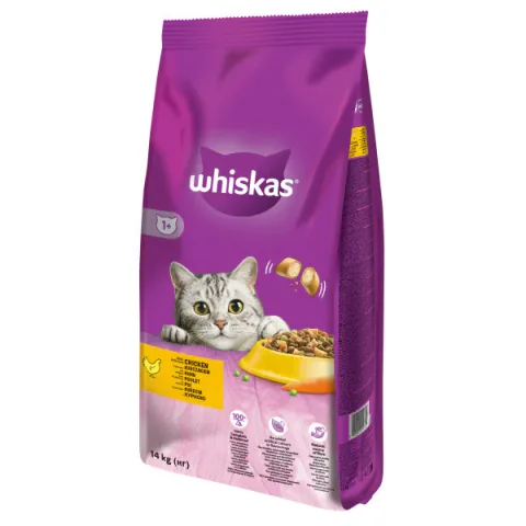 Hrana Uscata pentru Pisici Whiskas cu Pui Adulte 14kg