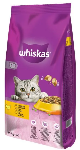 Hrana Uscata pentru Pisici Whiskas Pui si Ficat 1.4kg