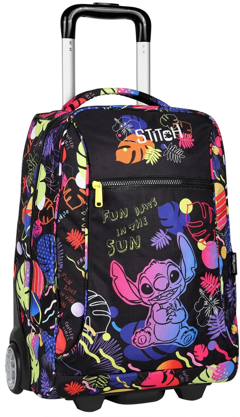 Rucsac cu Roti Cool Pack Compact Stitch Black