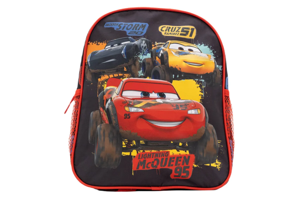 Rucsac de Gradinita Litera Cars 30x26x10cm 2 Buzunare