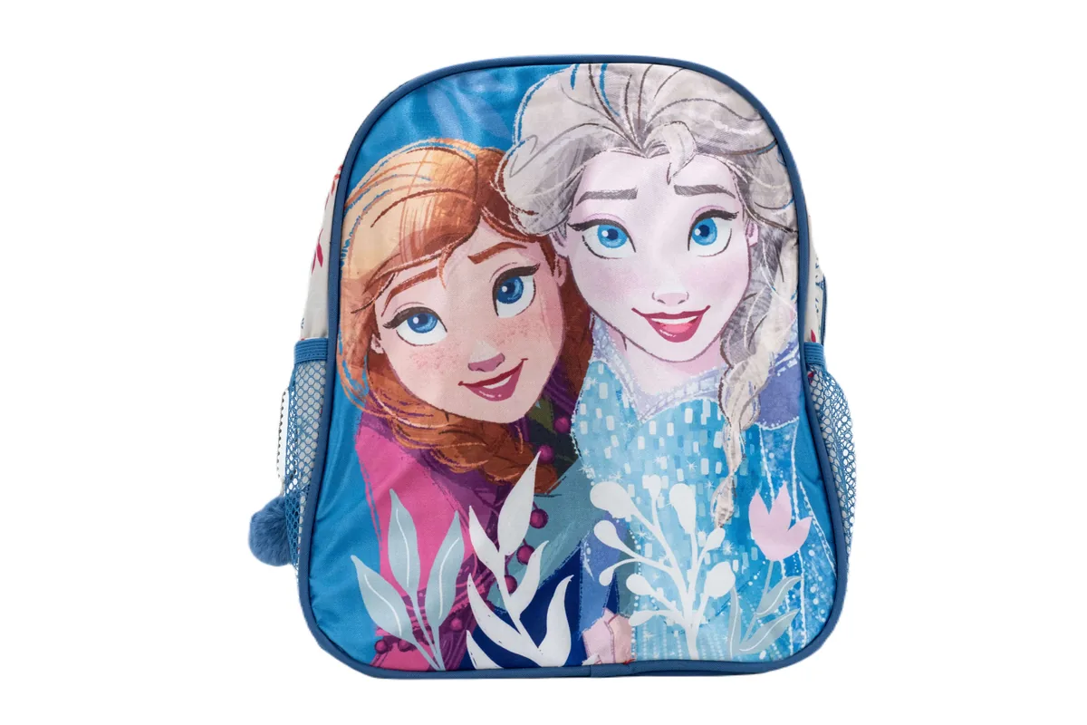Rucsac de Gradinita Litera Frozen Glitter 2 Buzunare 30x26x10cm