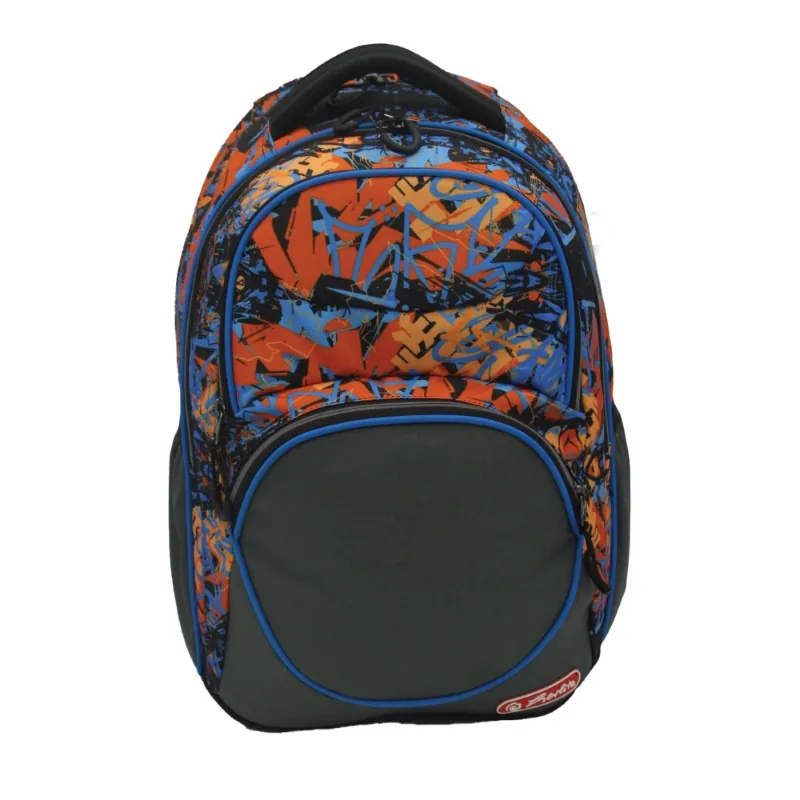 Rucsac de Scoala Herlitz Zipper Cube Street Art 43x29x22cm 28l 11-16 Ani
