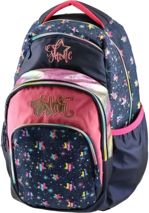 Rucsac Ghiozdan Play Ergo Cosmo Shine Star Pentru Fetite