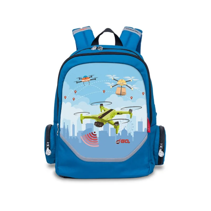 Rucsac Gradinita Roller Nikidom Go Drones 38x29x17cm