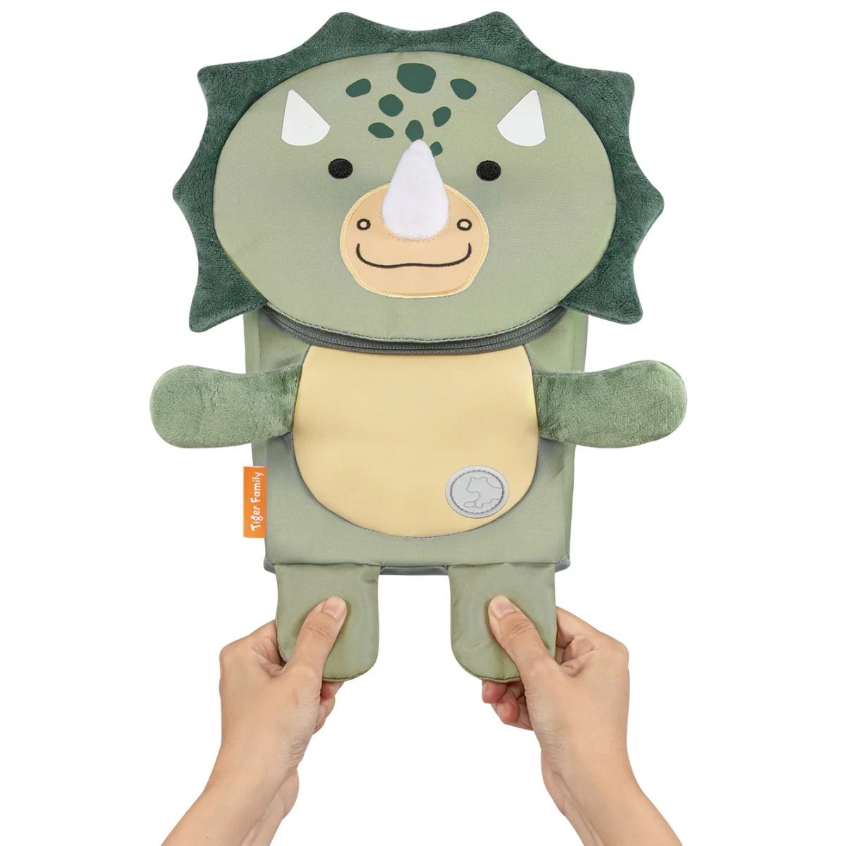 Rucsac Gradinita Tiger Family Mini Zoomies Green Dino 29x21x12cm