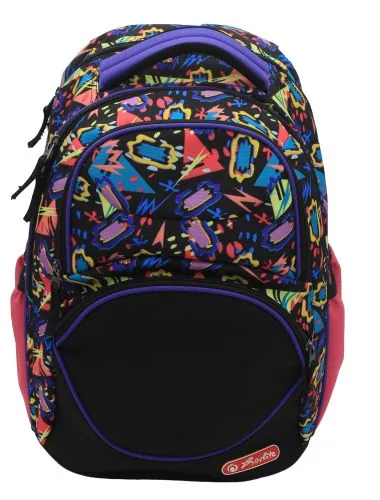 Rucsac Herlitz Zipper Cube Patterns 43x29x22cm 28L