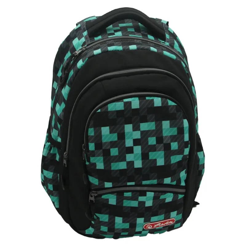 Rucsac Herlitz Zipper Pro Pixel 28L 43x29x22cm