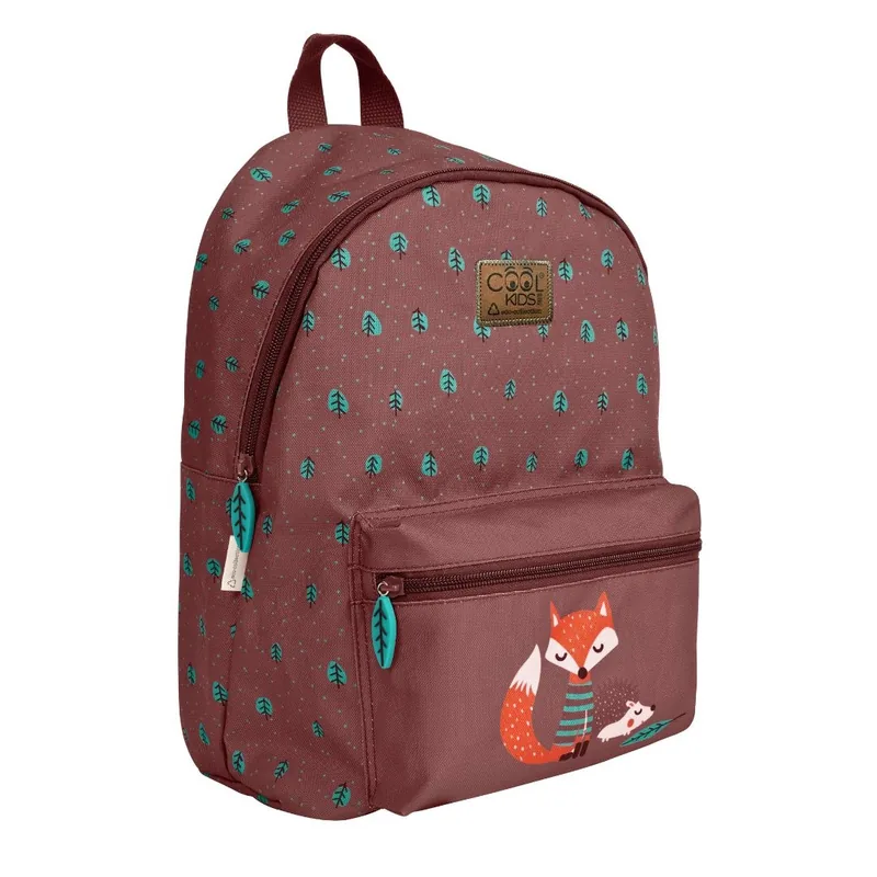 Rucsac Perletti Cool Kids Vulpe si Arici 36x25x15cm