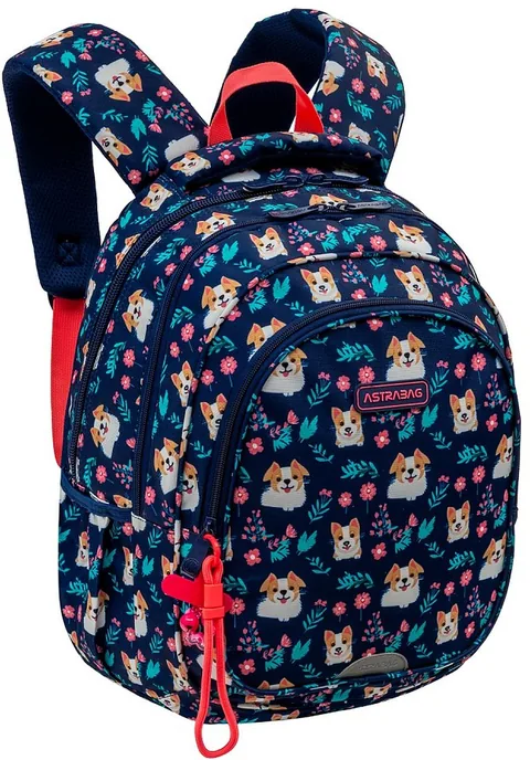 Rucsac Școlar Astra Dear Puppy 3 Compartimente Multicolor