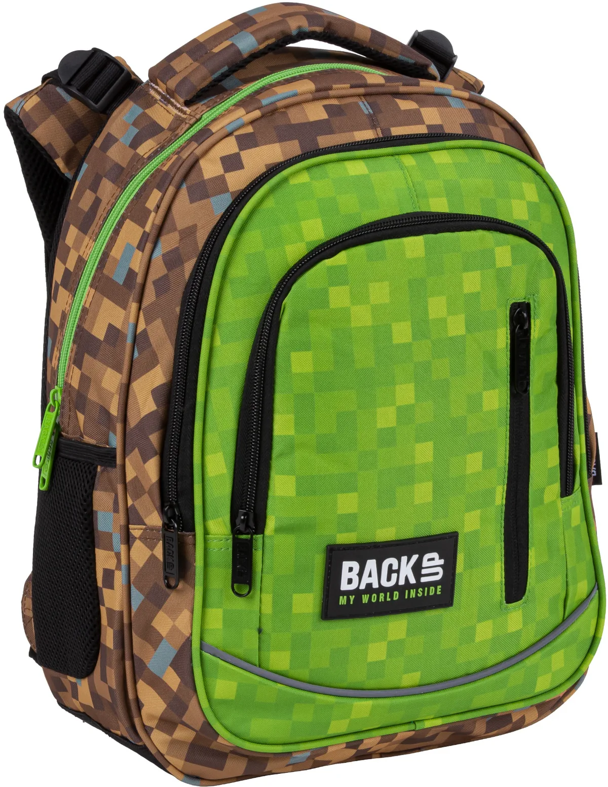 Rucsac Școlar BackUp Pixels 24L 3 Compartimente