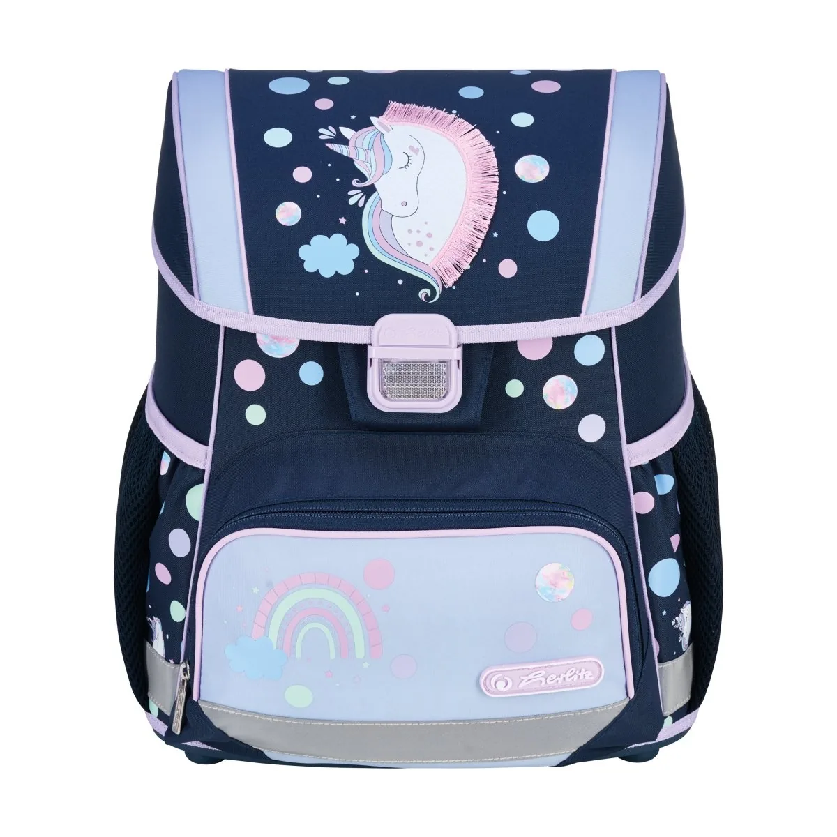 Rucsac Scolar Herlitz Loop Plus Unicorn Dreams 37x31x22cm Echipat