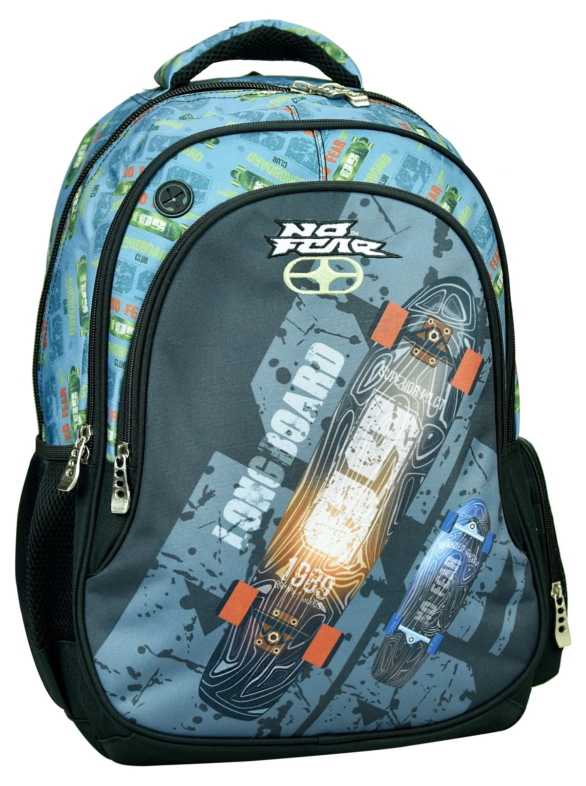 Rucsac Școlar No Fear Longboard 3 Compartimente